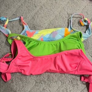 Colorful Bikini Top Set
